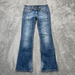 Vigoss Studio Jeans Womens 27 Blue The New York Bootcut Leg Denim Stretch Cotton